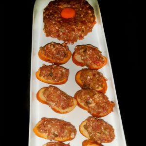 Steak tartar de cordero